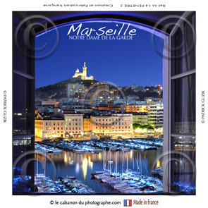 REF M14. MARSEILLE- la fenetre carré
