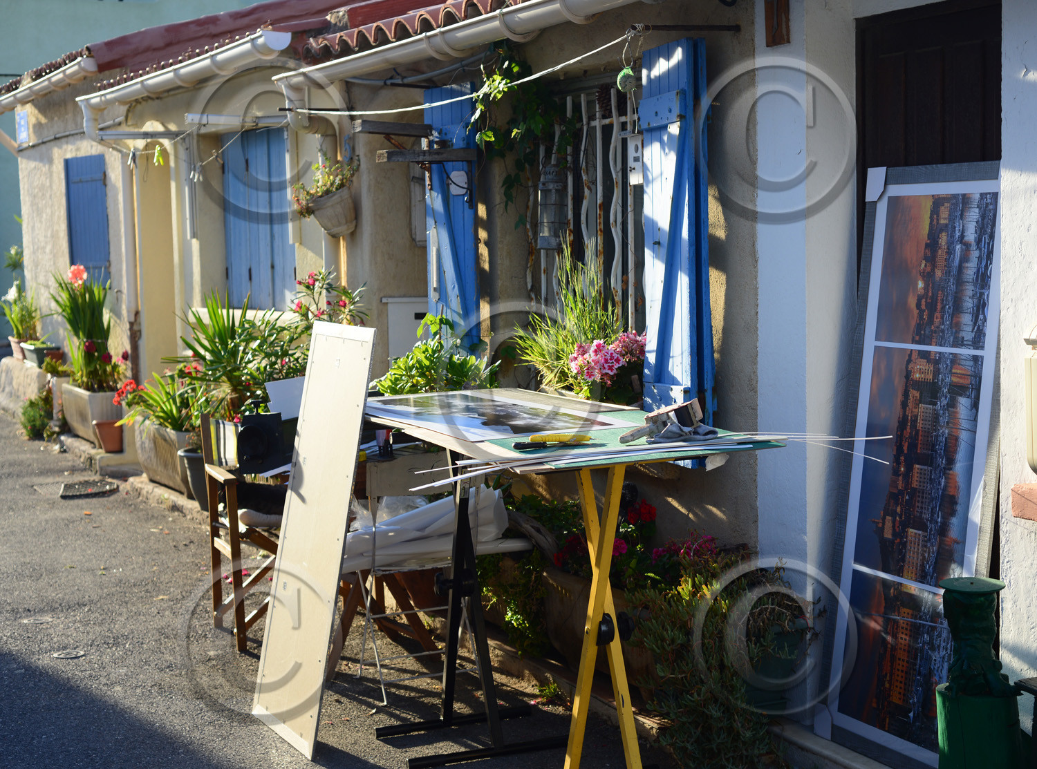 Marché à Marseille sur le vieux port