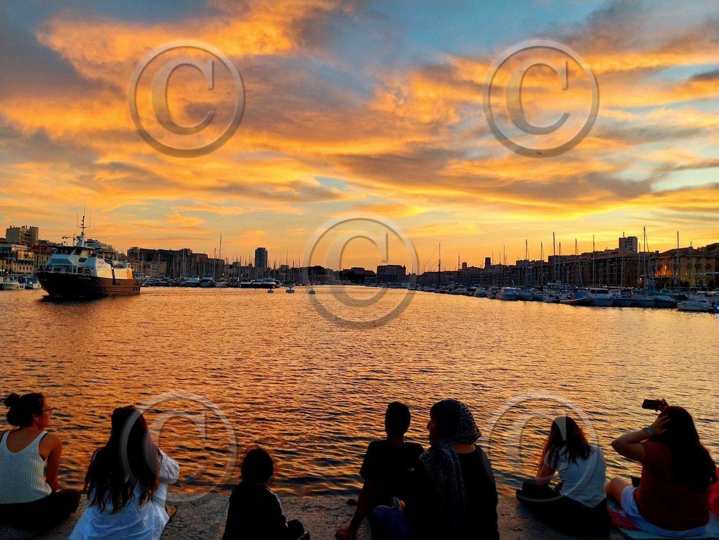 2023 l'année derniere sur le Vieux Port  de Marseille