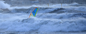 TEMPETE ZEUS MARSEILLE ,PLAGE DU PRADO,WINDSURF, PLANCHE À  VOILE
