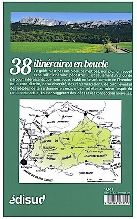 ILLUSTRATION DU GUIDE BALADES À LA ST BAUME -  4eme de couverture -